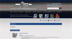 Desktop Screenshot of gear-speed-reducers.iptsinc.com